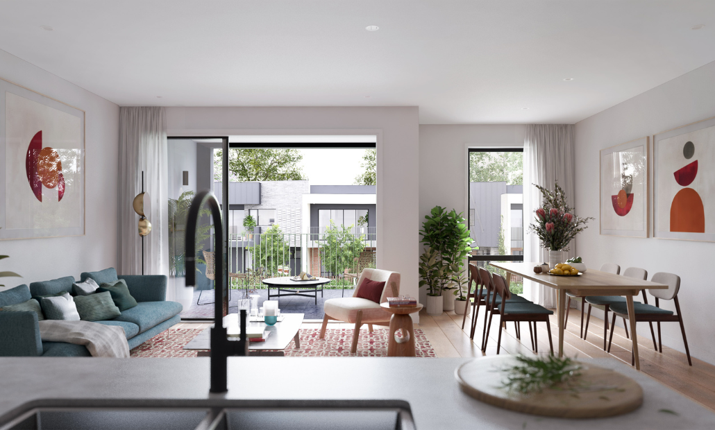 Kitchen and Living